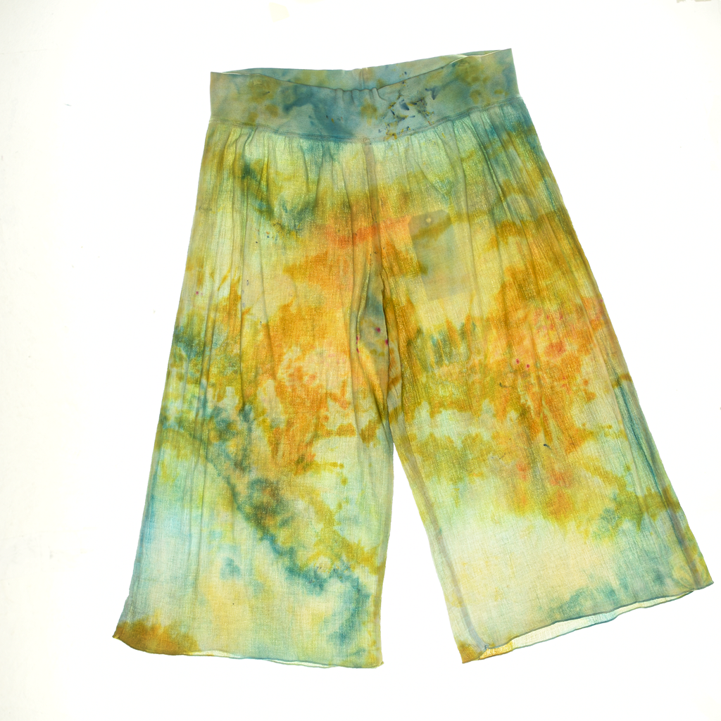 Ice Dye Cotton Pants