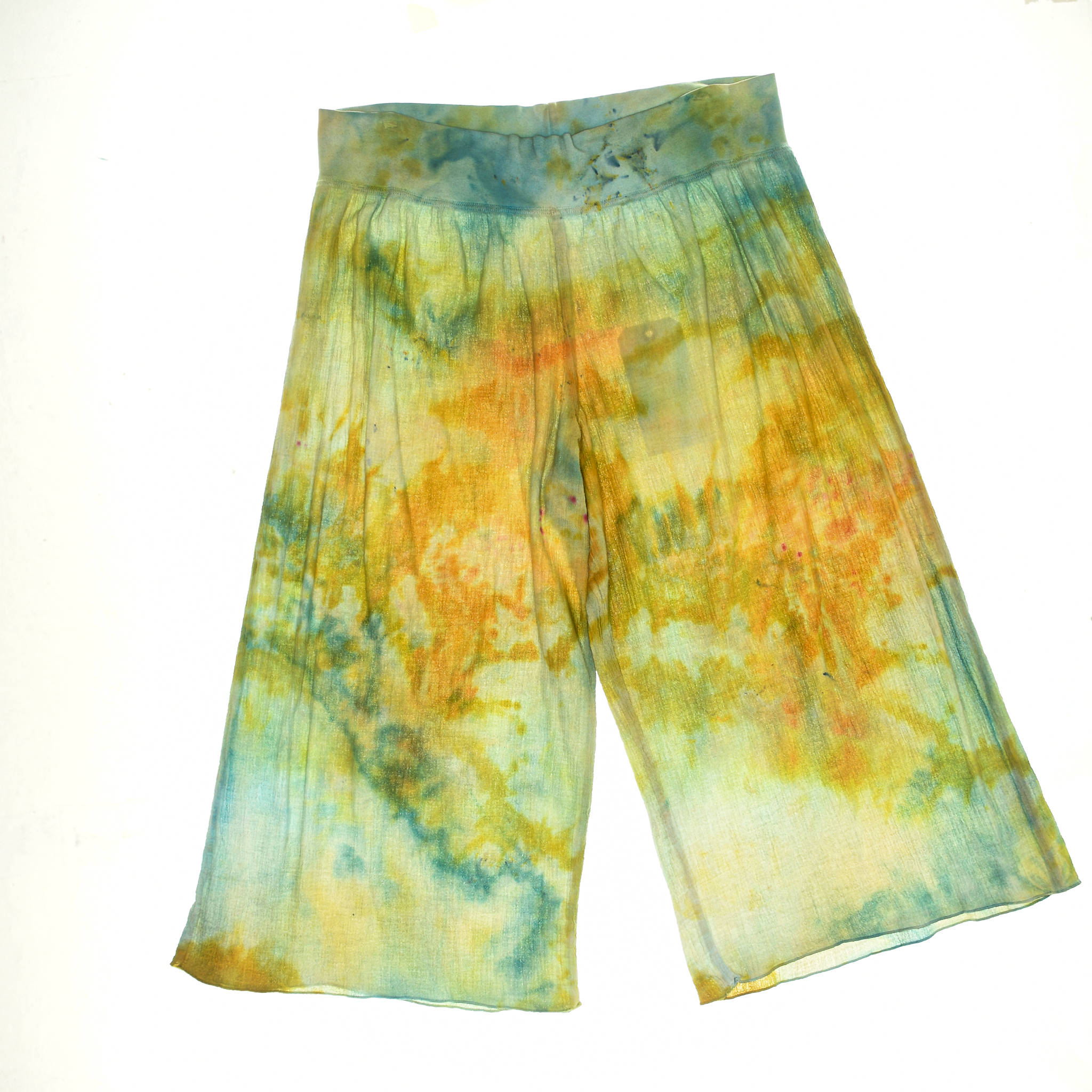 Ice Dye Cotton Pants