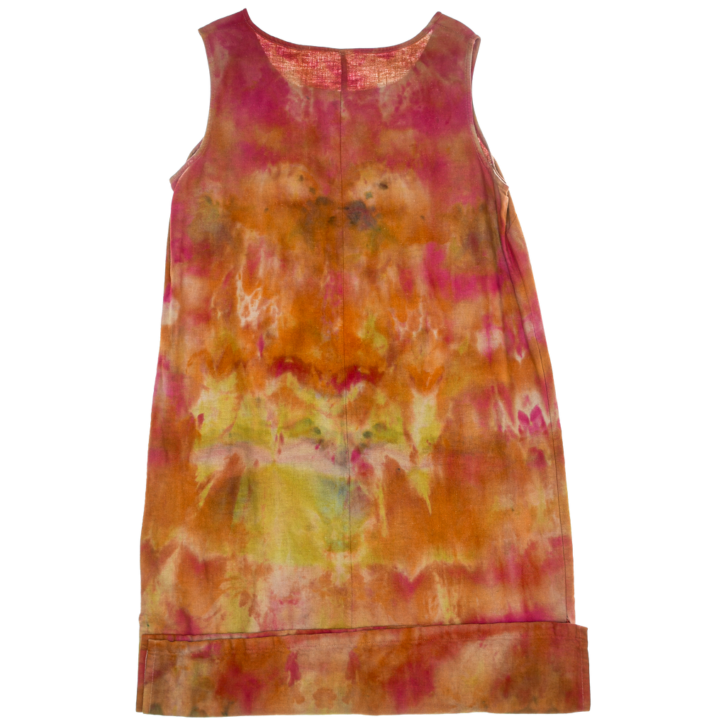 Ice Dye Linen Maxi Dress