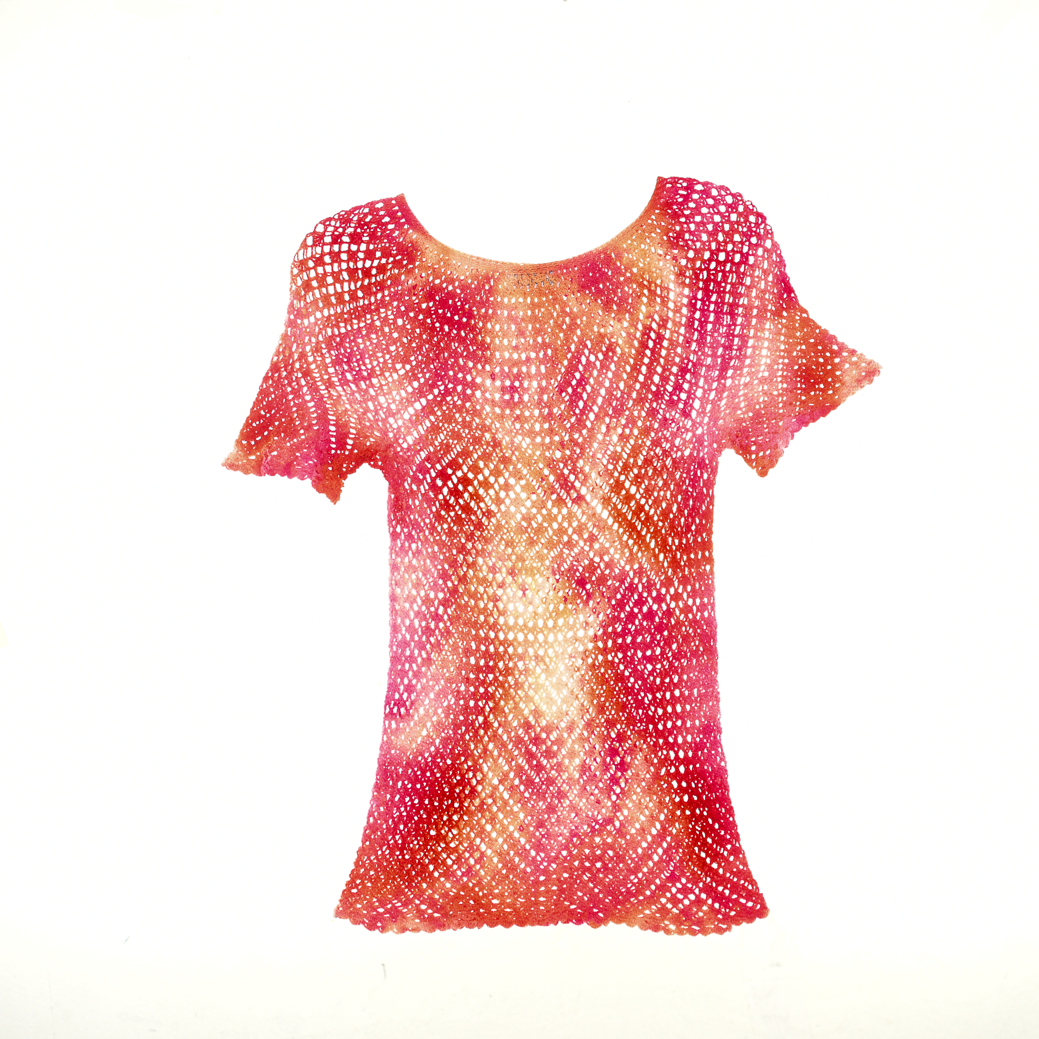 Ice Dye Crochet Blouse