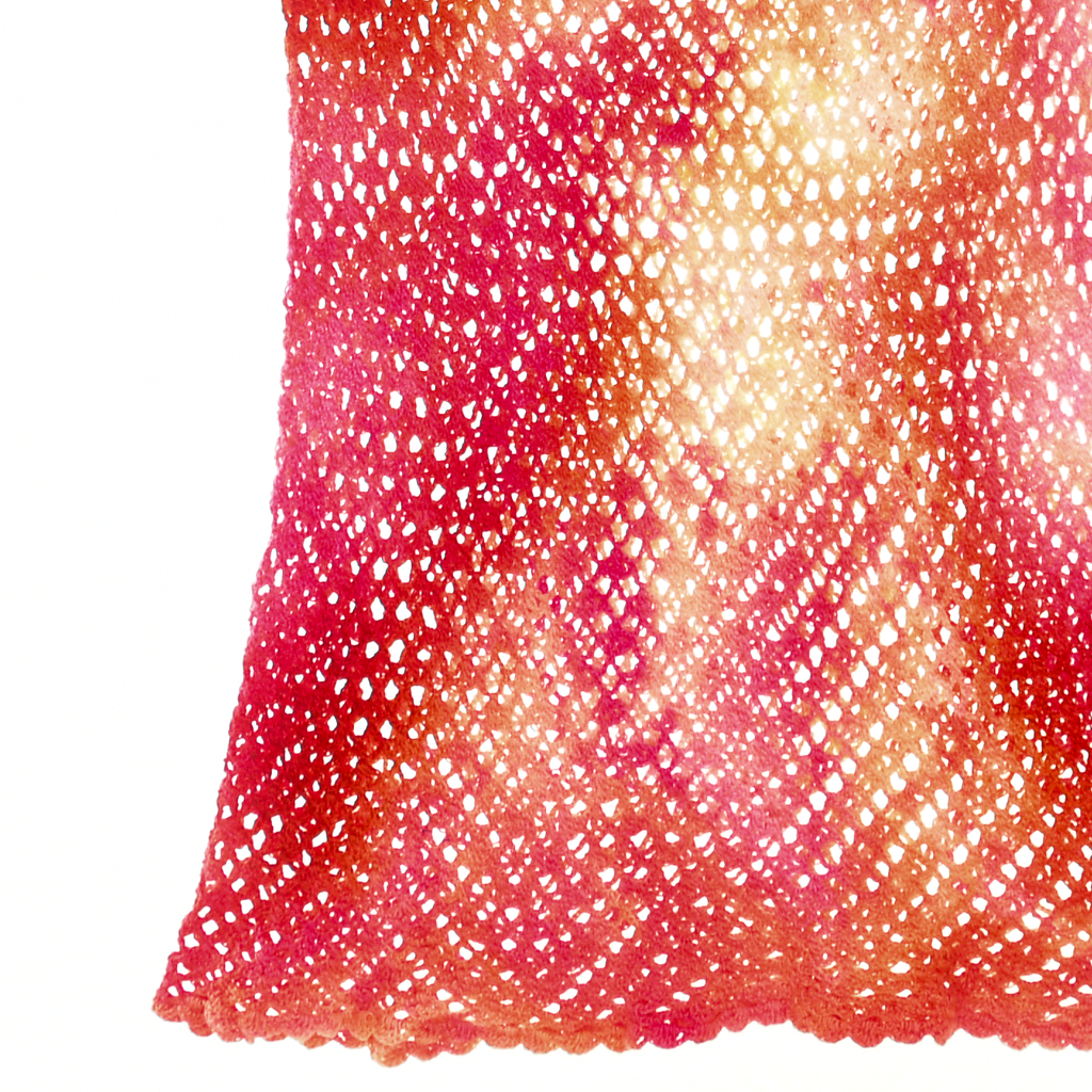 Ice Dye Crochet Blouse