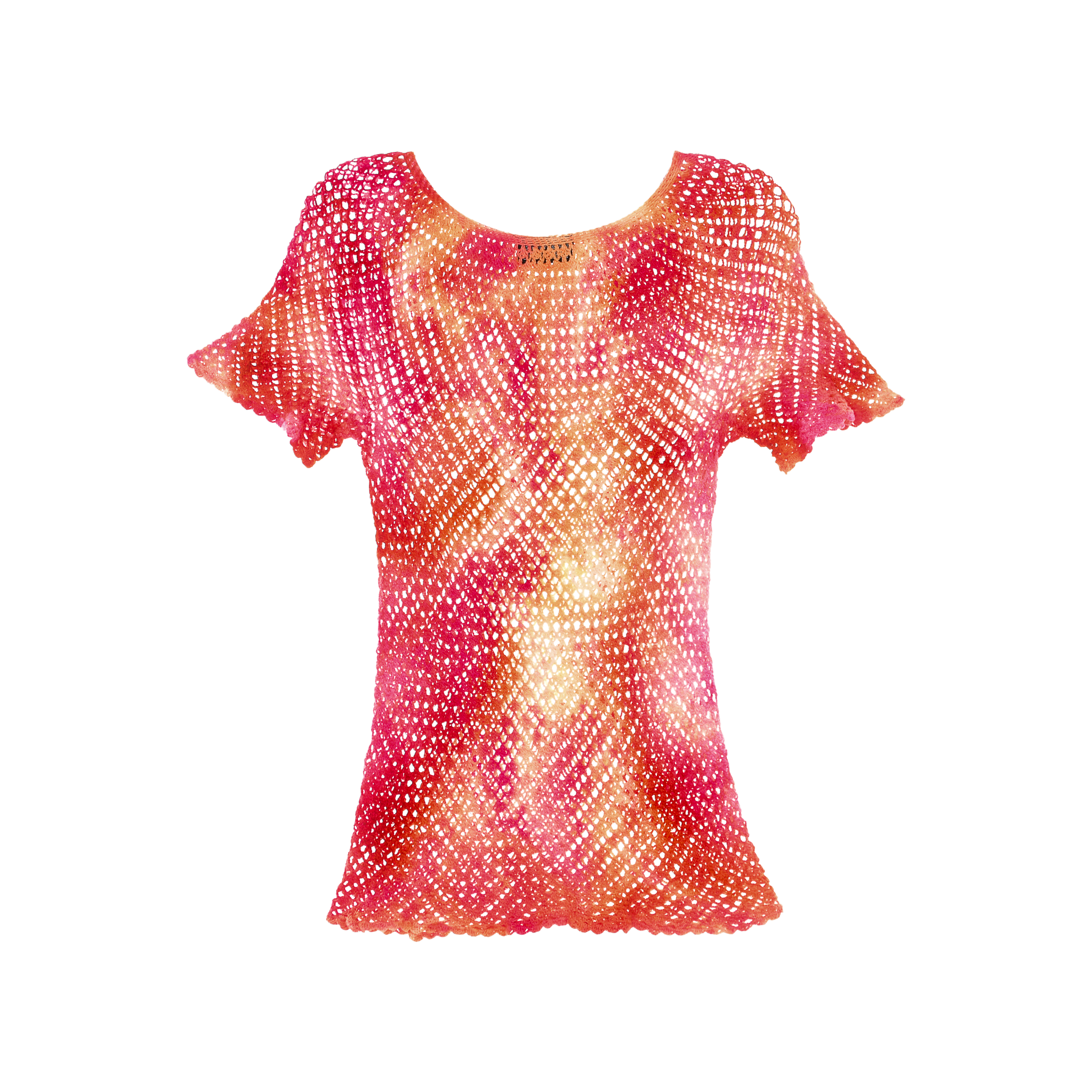 Ice Dye Crochet Blouse