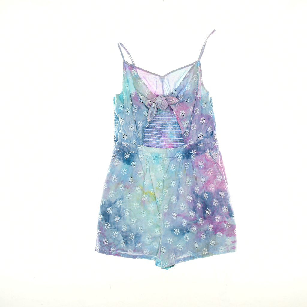 Ice Dye Short Romper