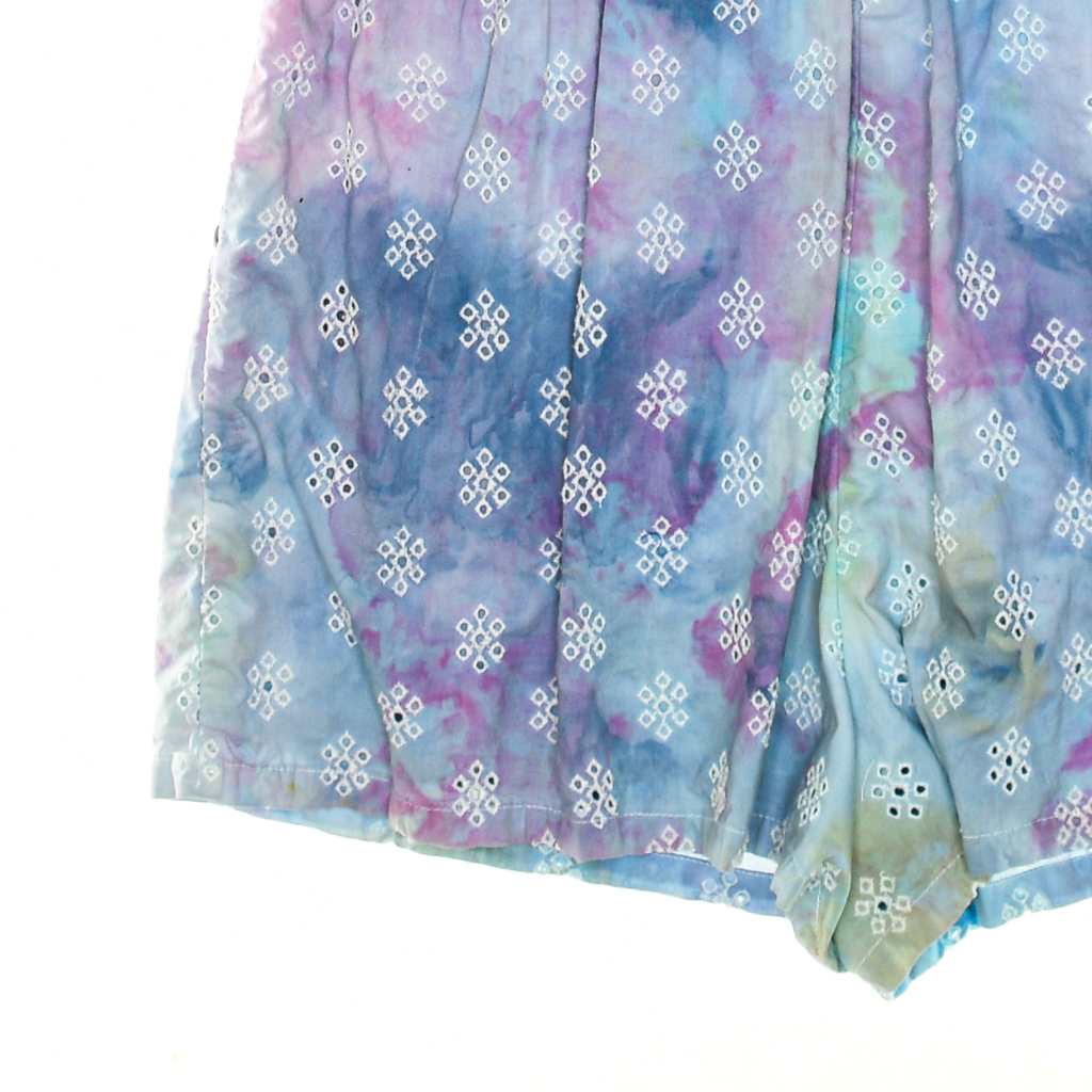 Ice Dye Short Romper