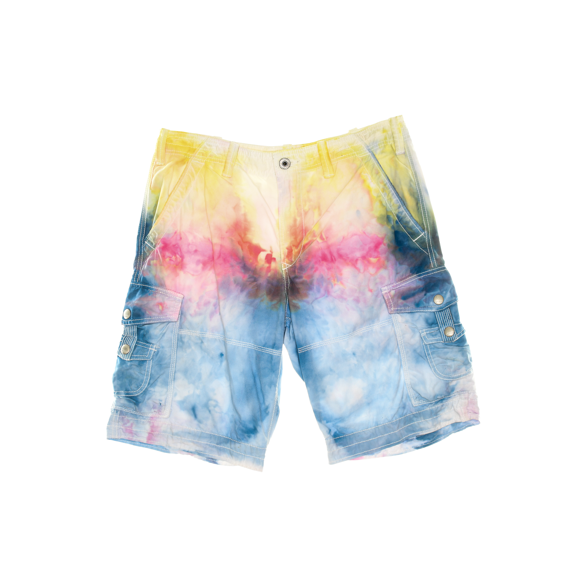 Ice Dye Cargo Shorts
