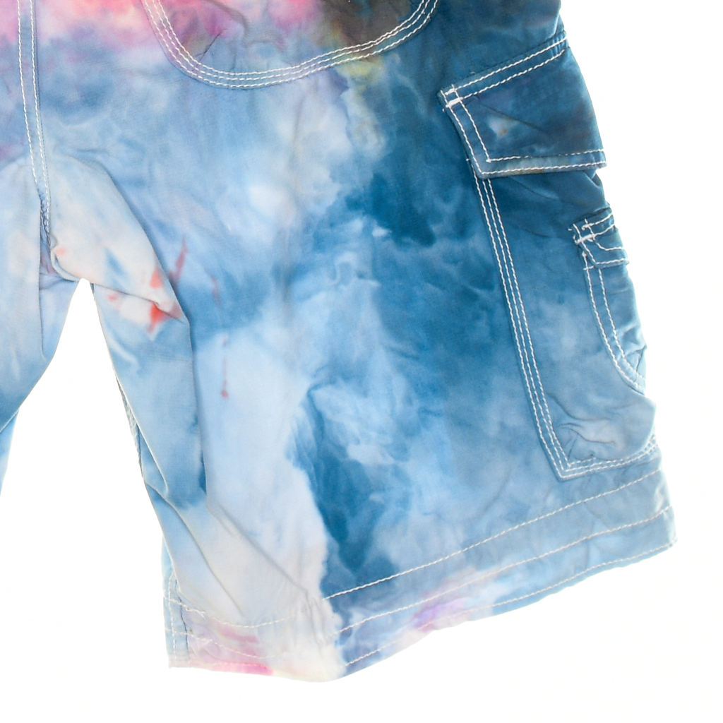 Ice Dye Cargo Shorts