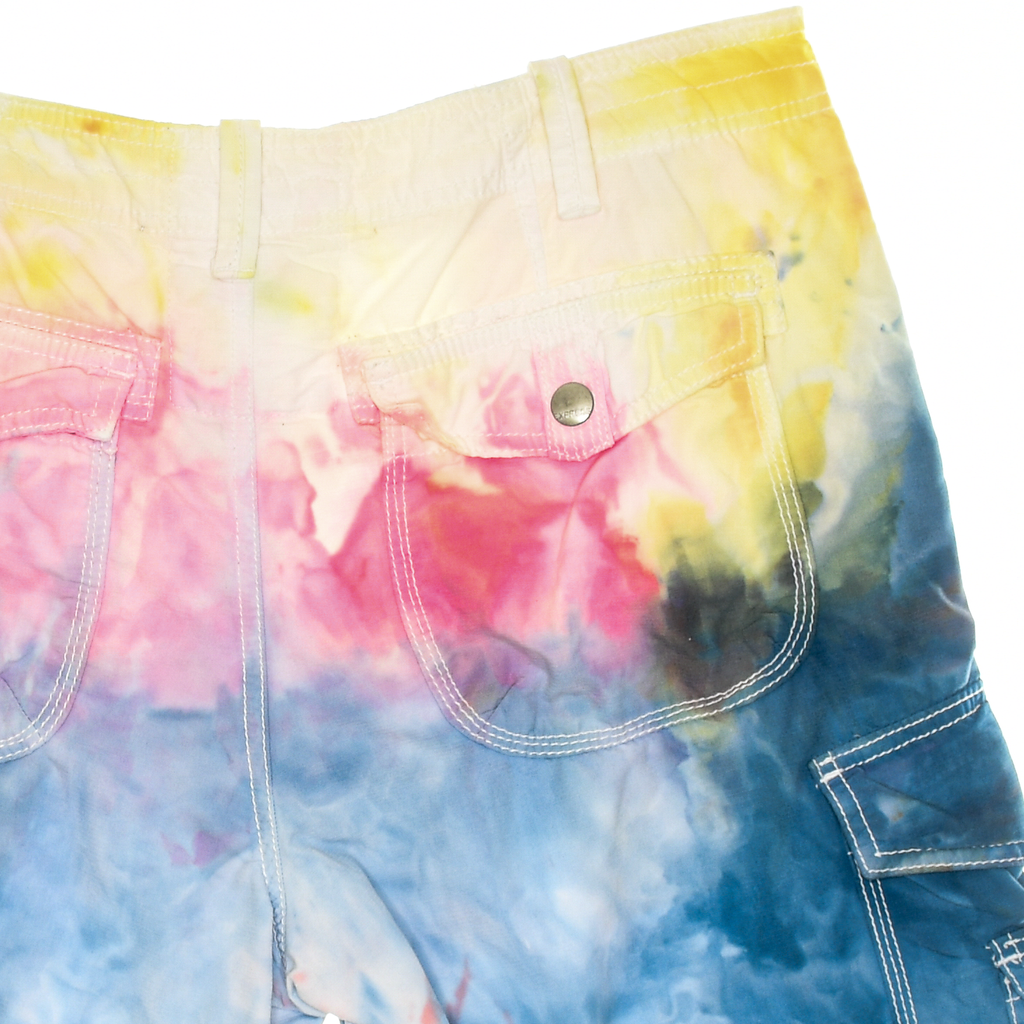 Ice Dye Cargo Shorts