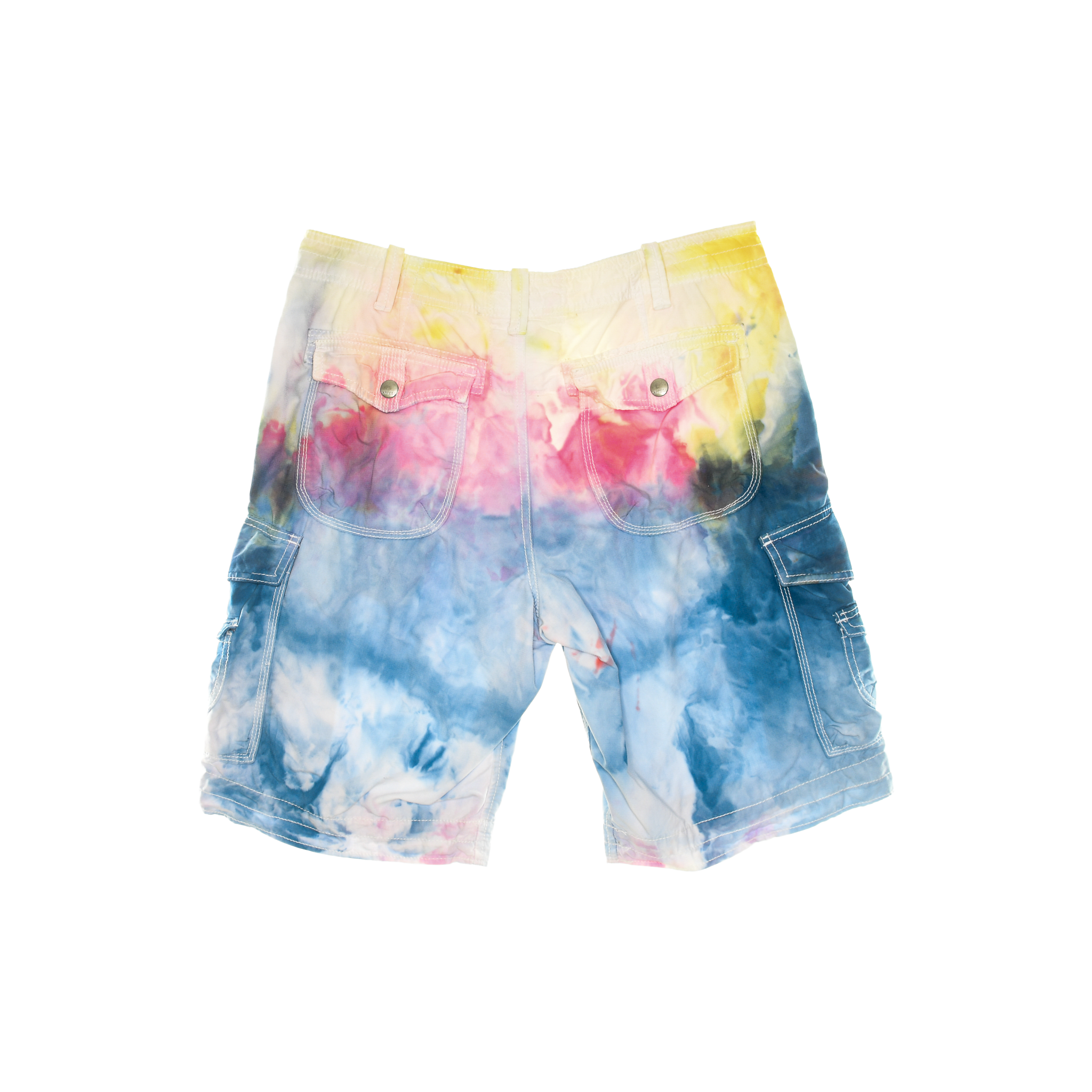 Ice Dye Cargo Shorts