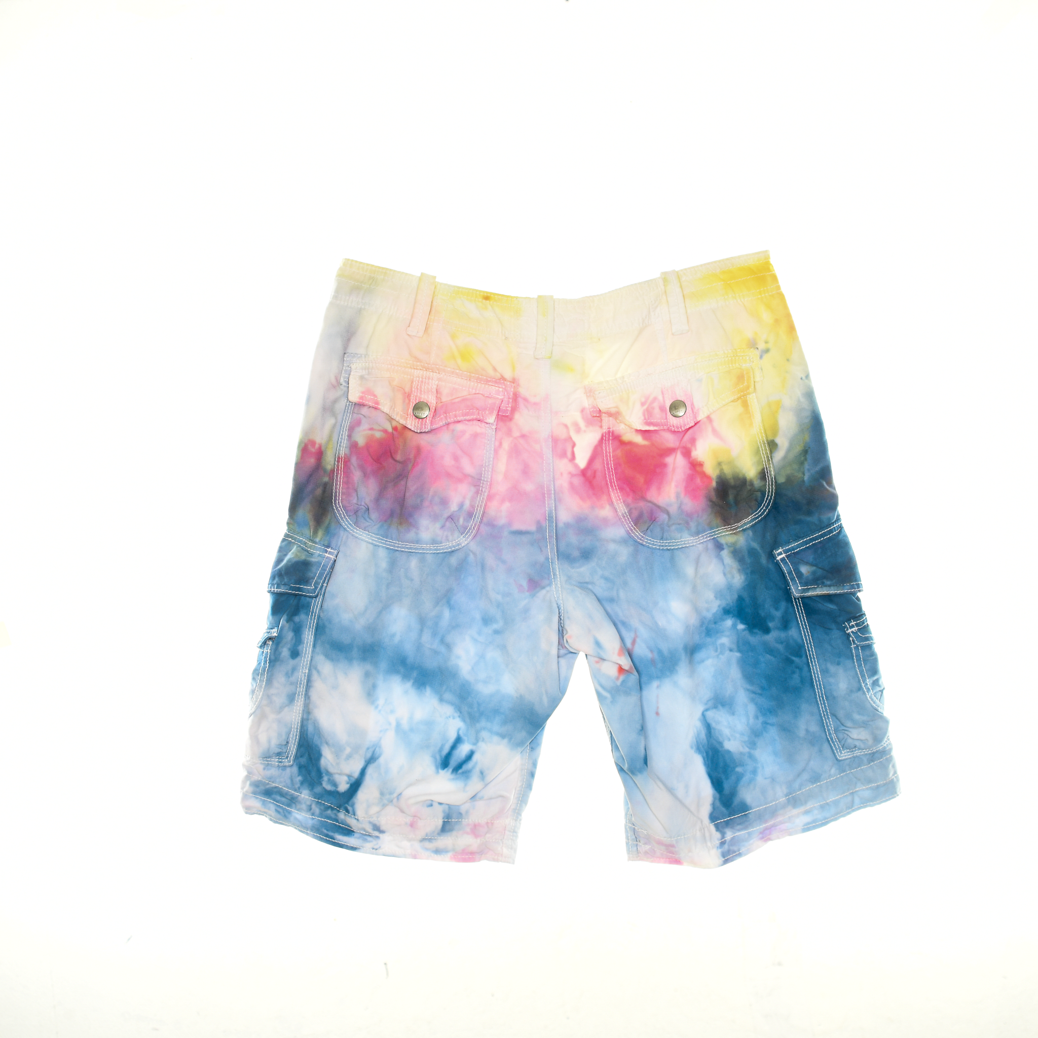 Ice Dye Cargo Shorts