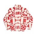 Red & White Vintage Sampler Classic Quilt Bomber