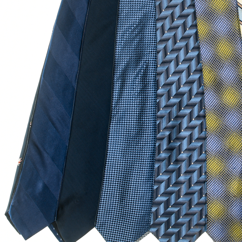 Mixed Blues Tie Skirt