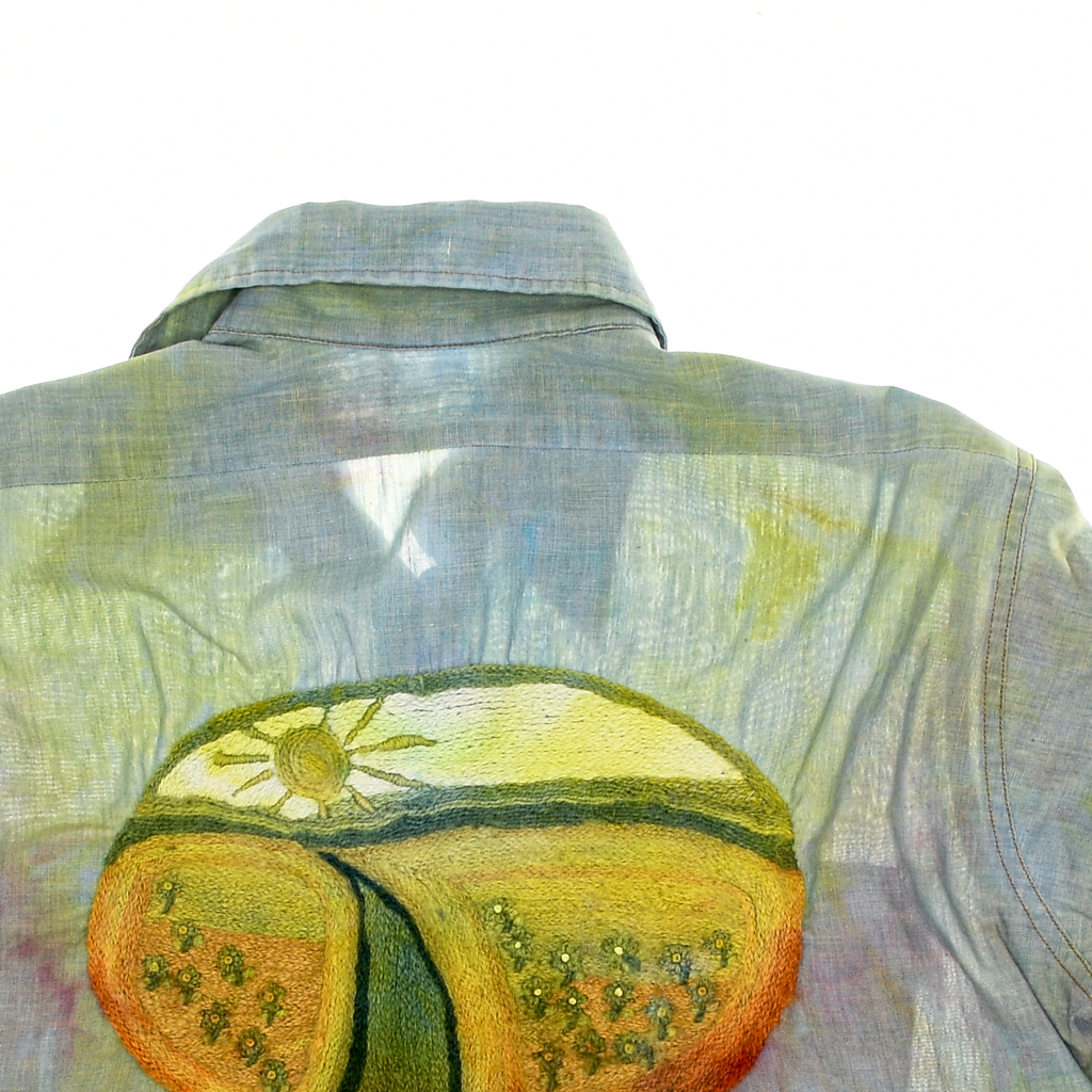 Ice Dye Button Down