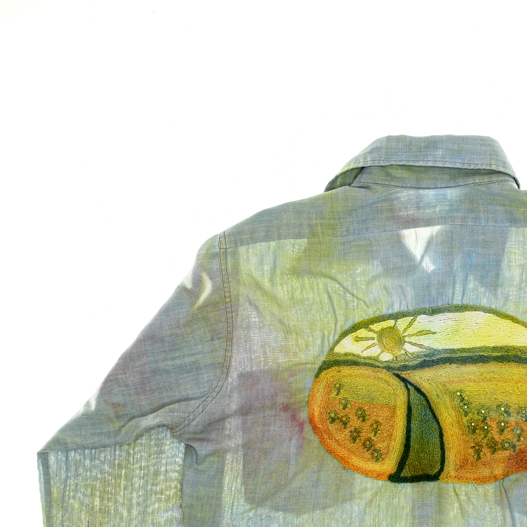 Ice Dye Button Down