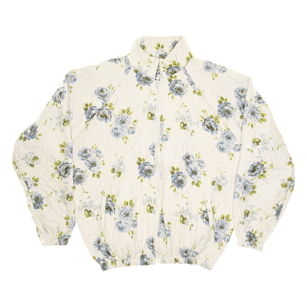 Blue Blossoms Classic Quilt Bomber