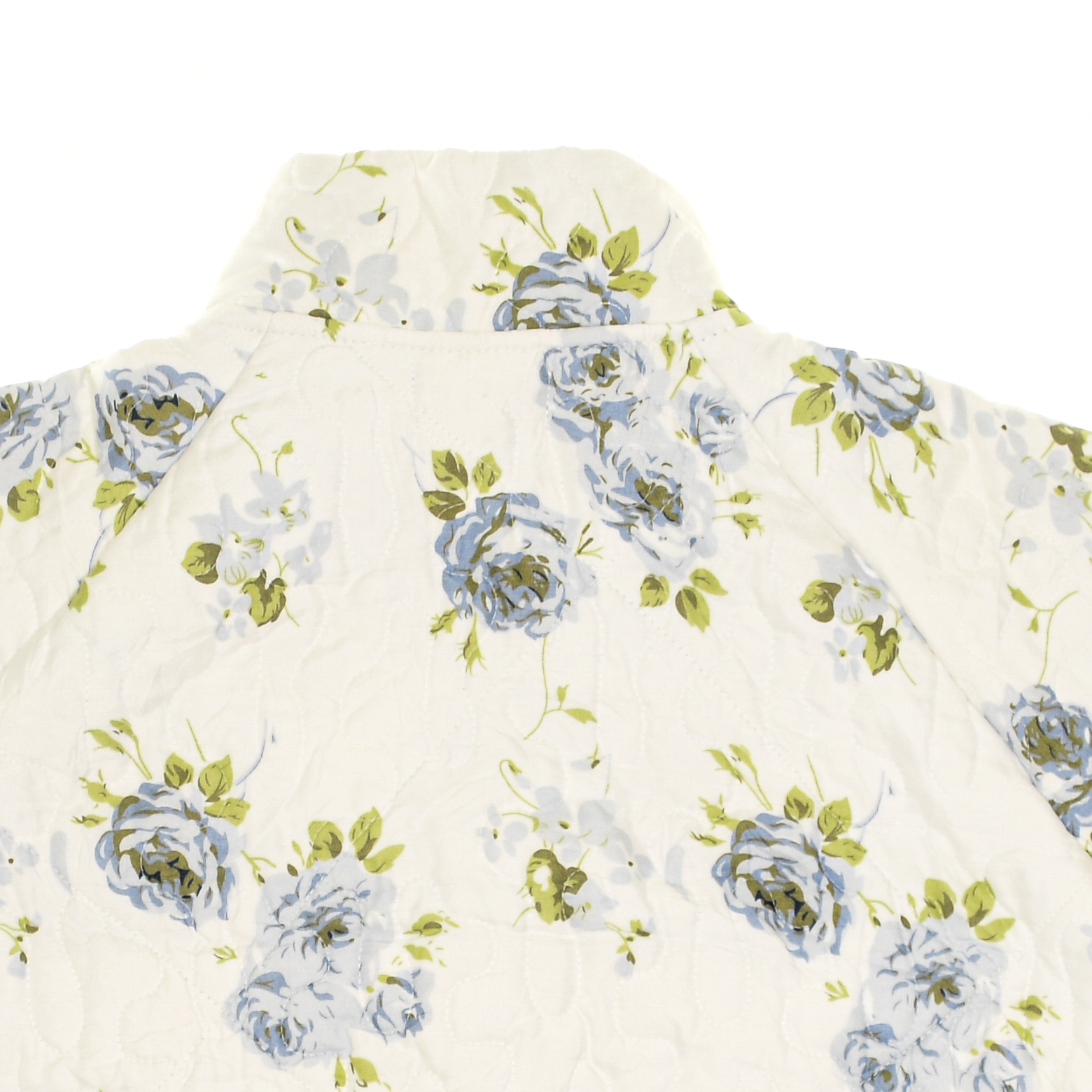 Blue Blossoms Classic Quilt Bomber
