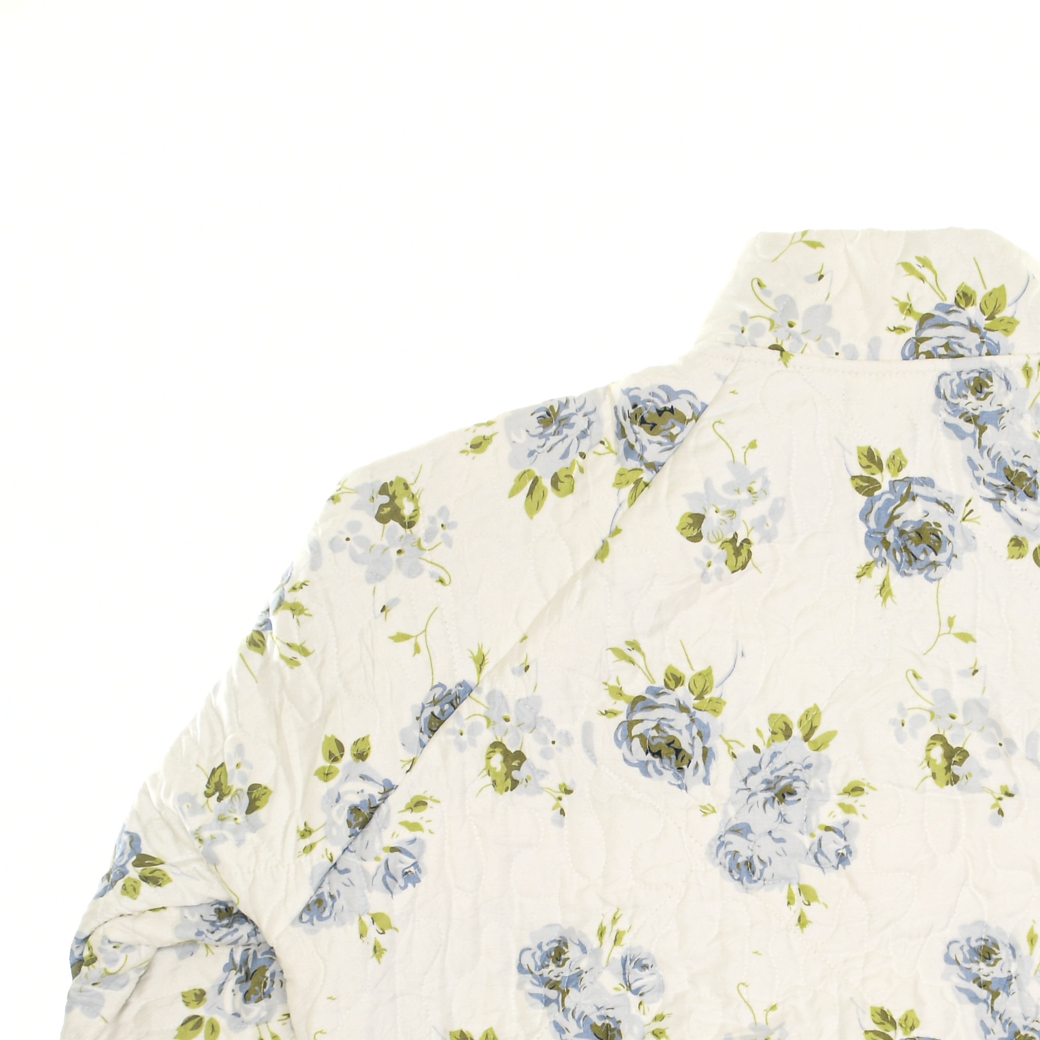 Blue Blossoms Classic Quilt Bomber