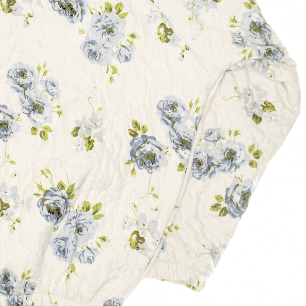 Blue Blossoms Classic Quilt Bomber