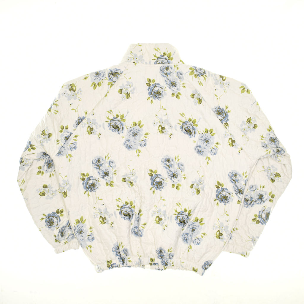 Blue Blossoms Classic Quilt Bomber