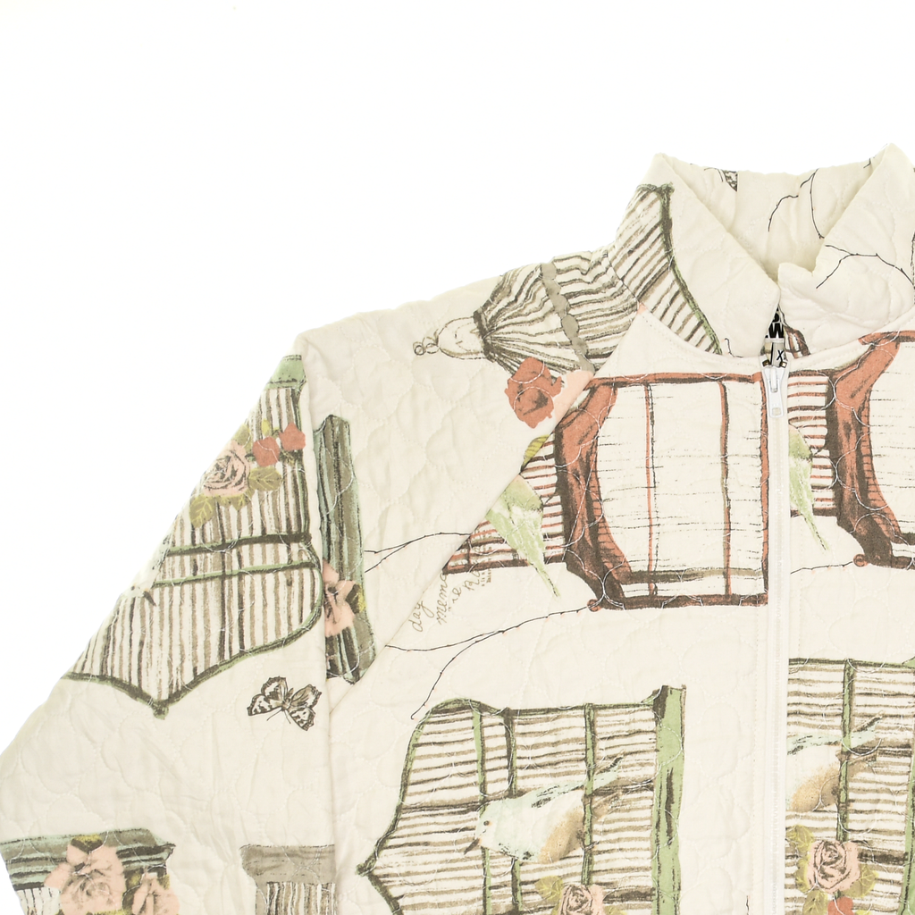 Antique Bird Cage Classic Quilt Bomber
