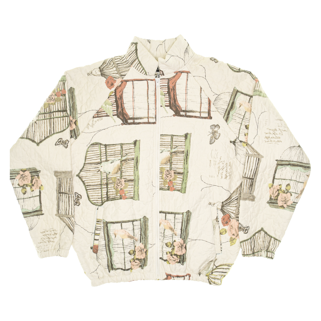 Antique Bird Cage Classic Quilt Bomber