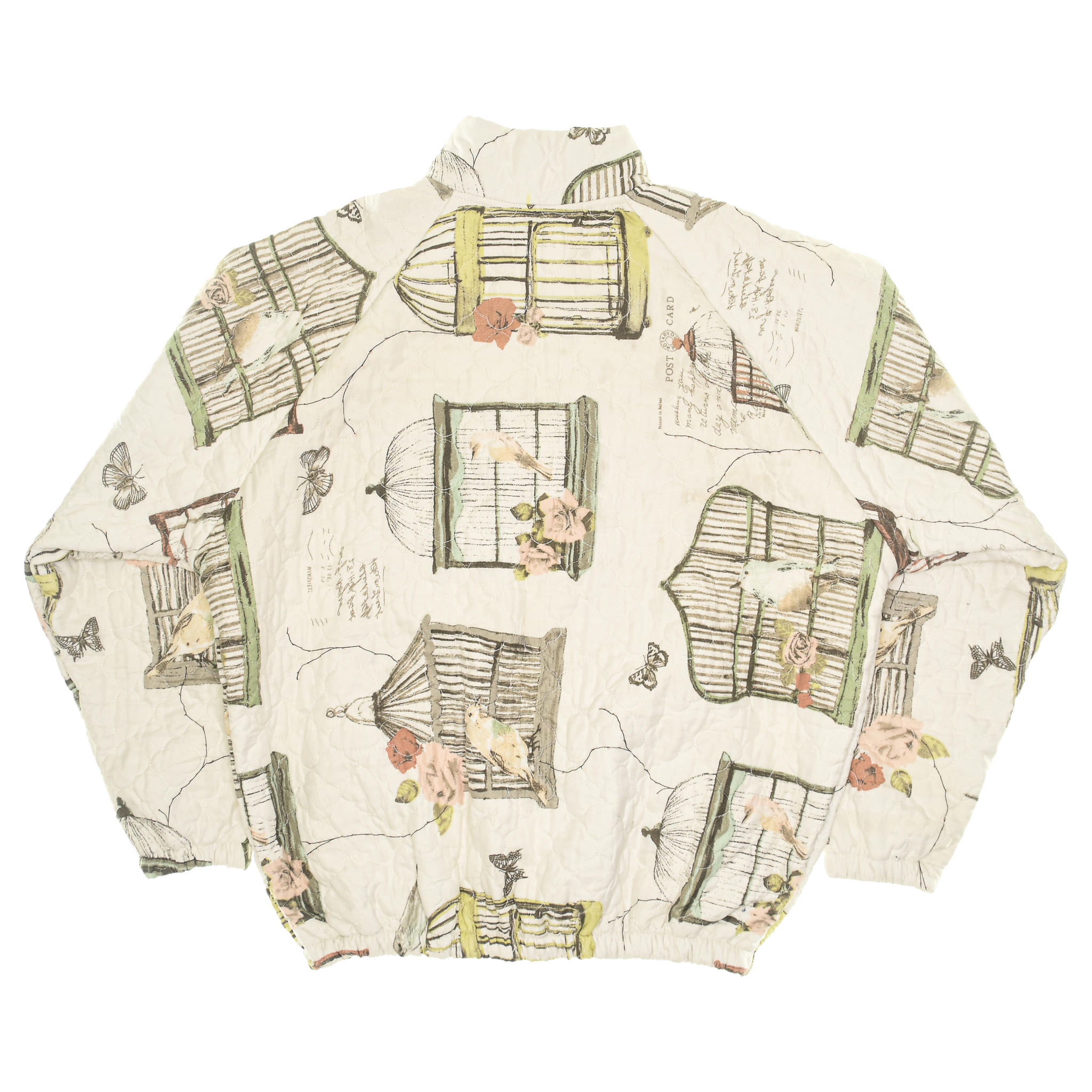 Antique Bird Cage Classic Quilt Bomber