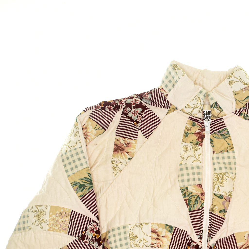 Autumn Colors Double Wedding Ring Classic Quilt Bomber