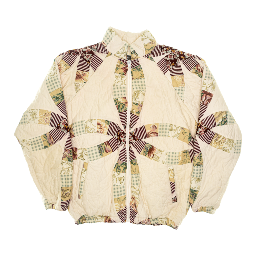 Autumn Colors Double Wedding Ring Classic Quilt Bomber