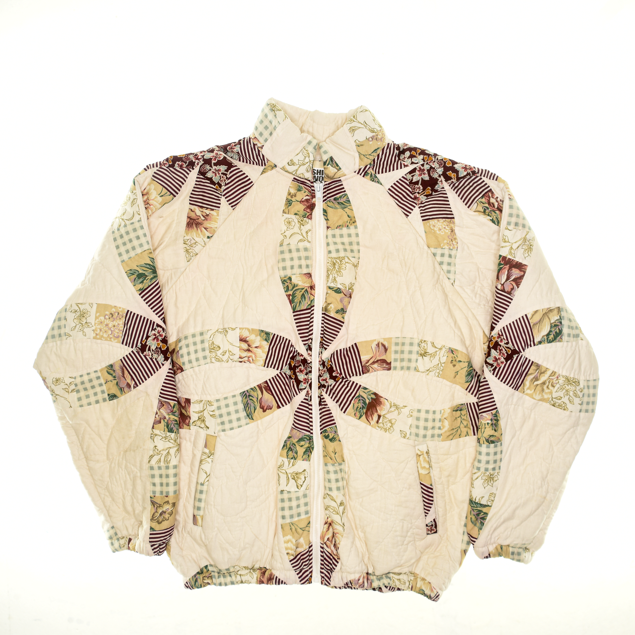 Autumn Colors Double Wedding Ring Classic Quilt Bomber