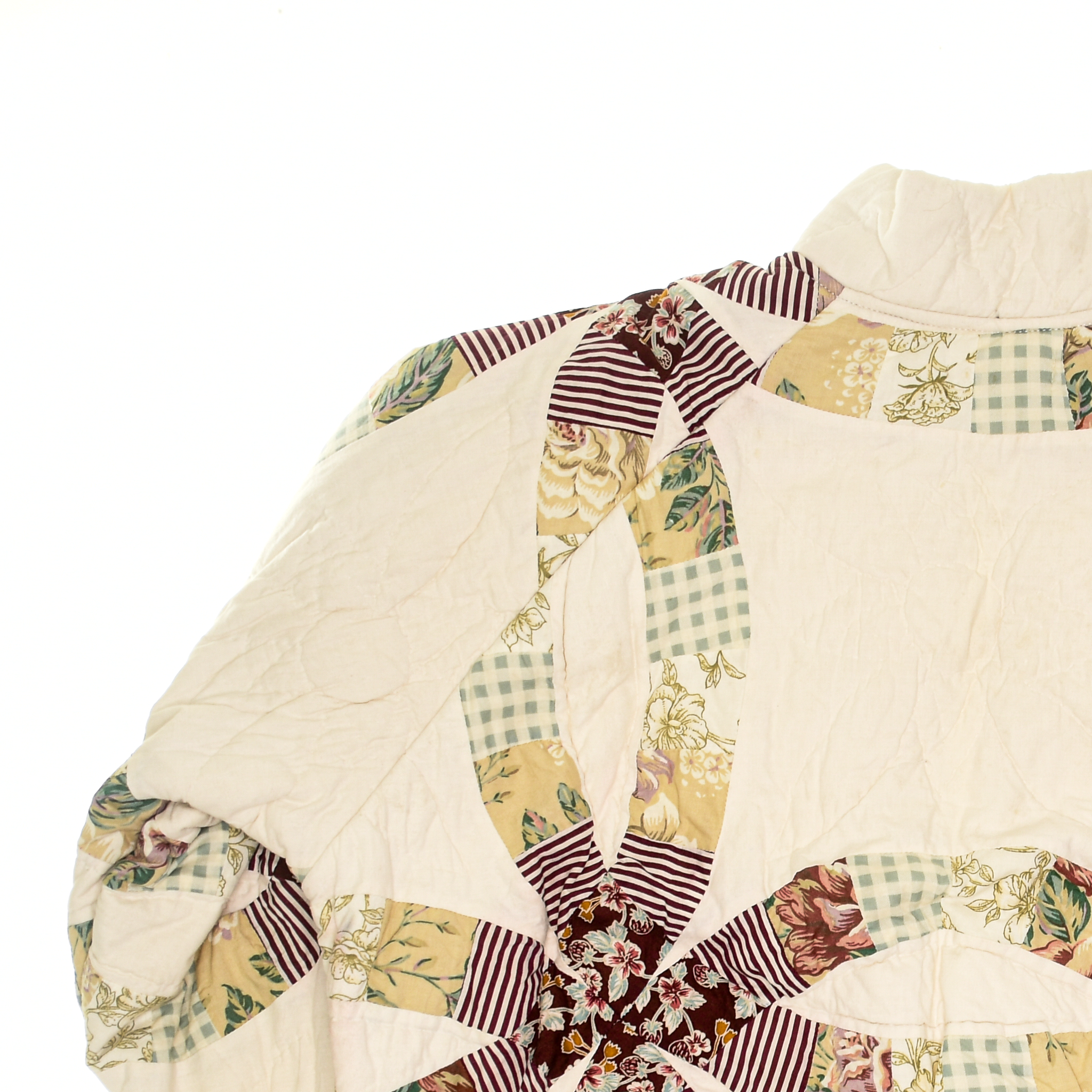 Autumn Colors Double Wedding Ring Classic Quilt Bomber