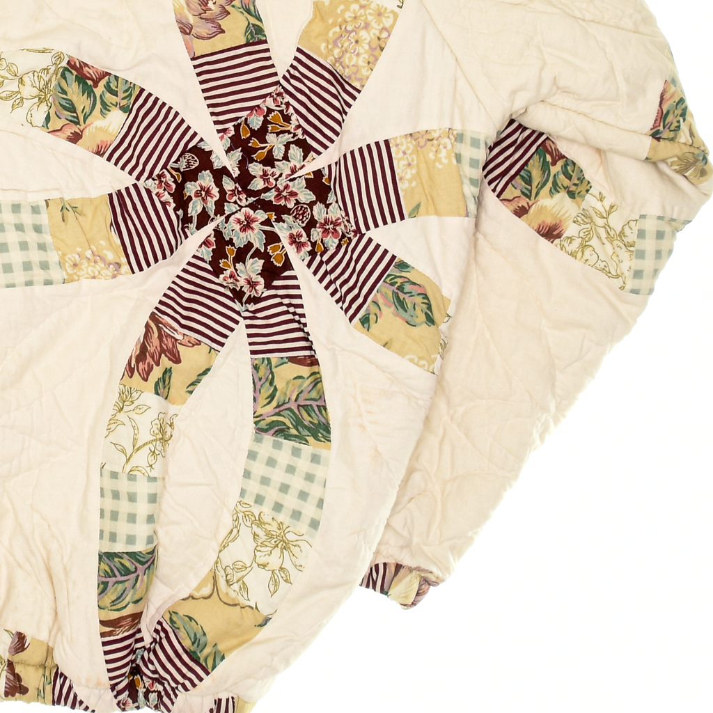 Autumn Colors Double Wedding Ring Classic Quilt Bomber
