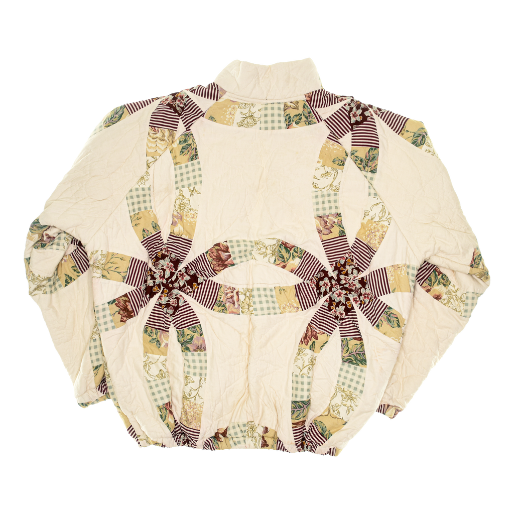 Autumn Colors Double Wedding Ring Classic Quilt Bomber
