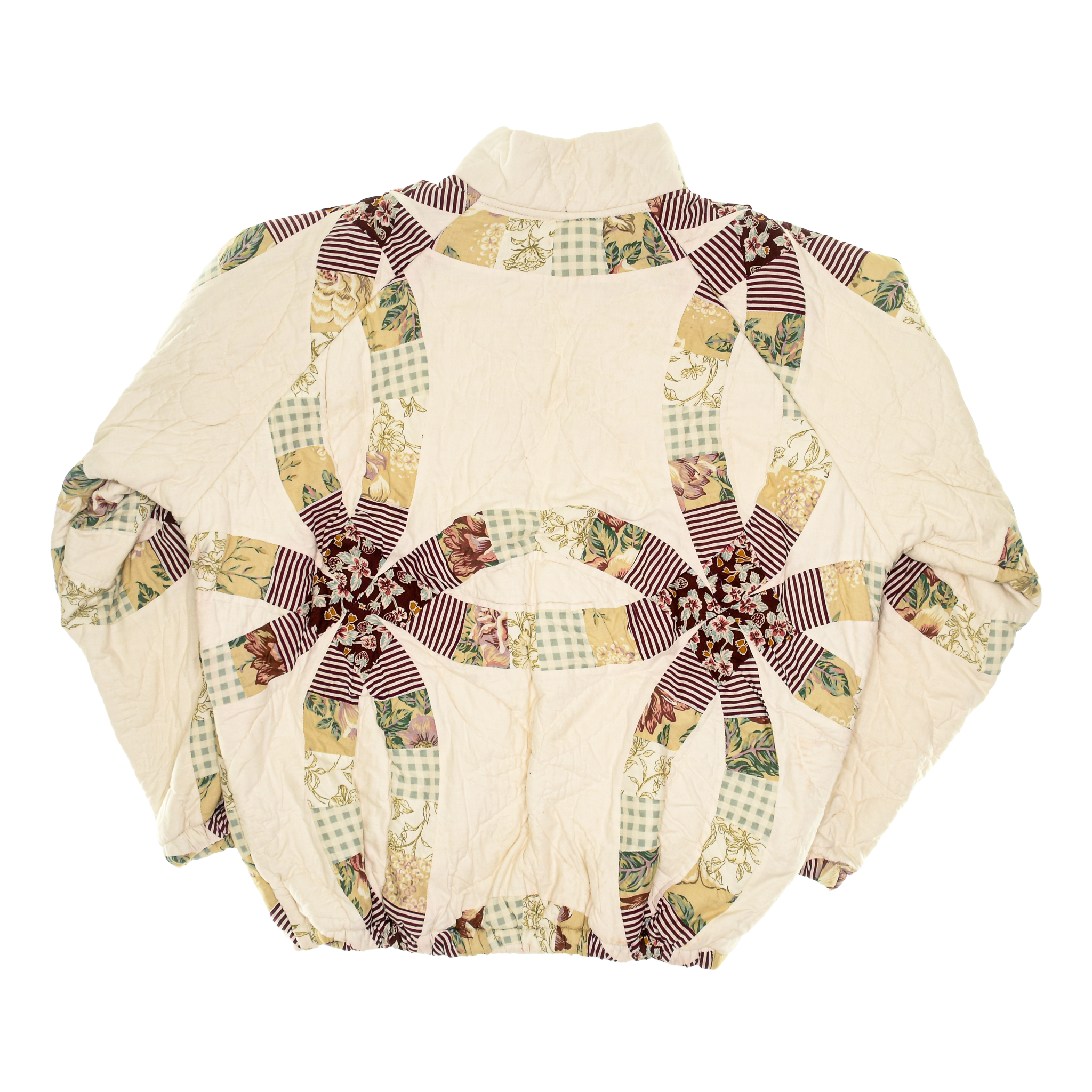 Autumn Colors Double Wedding Ring Classic Quilt Bomber