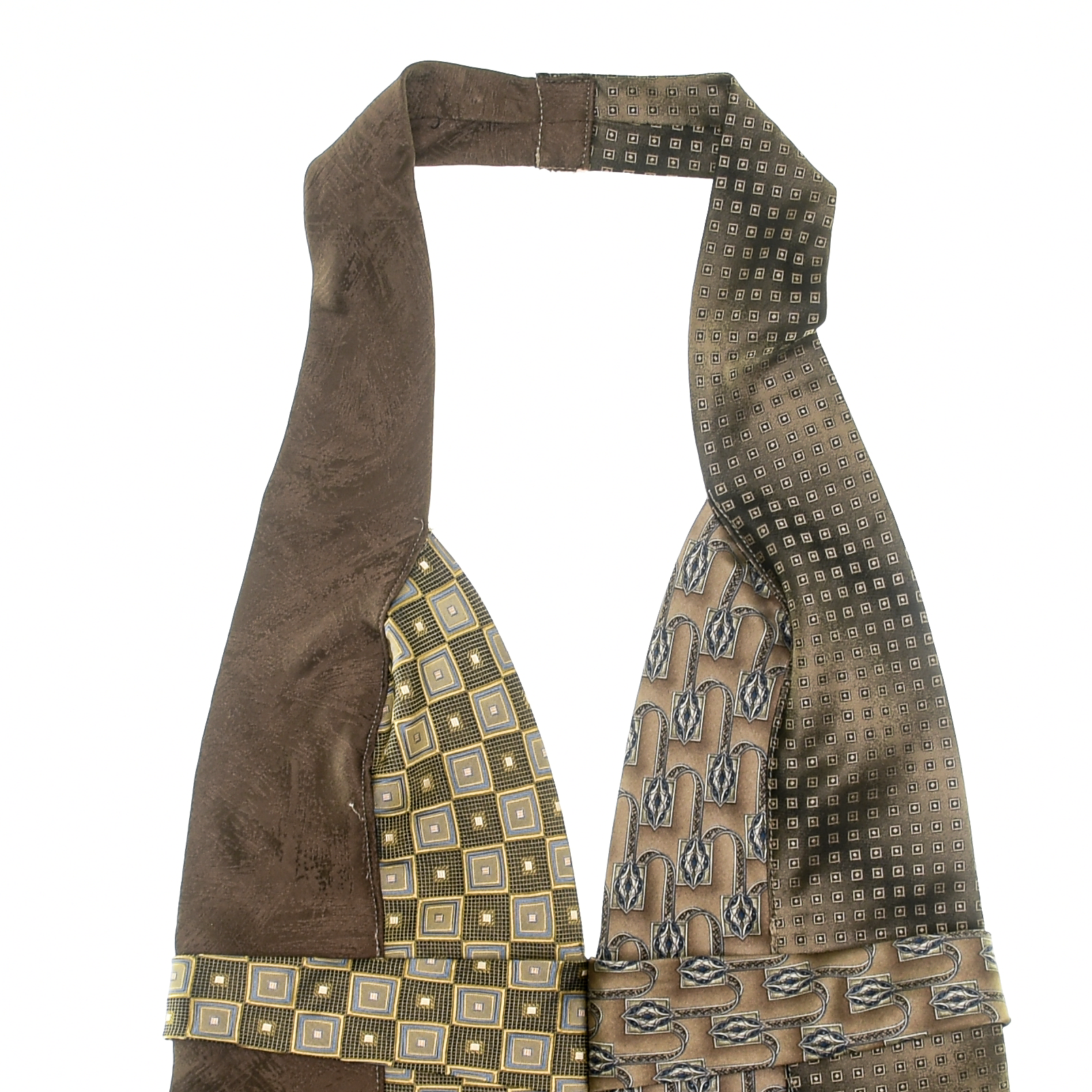 Brown Tie Halter Top