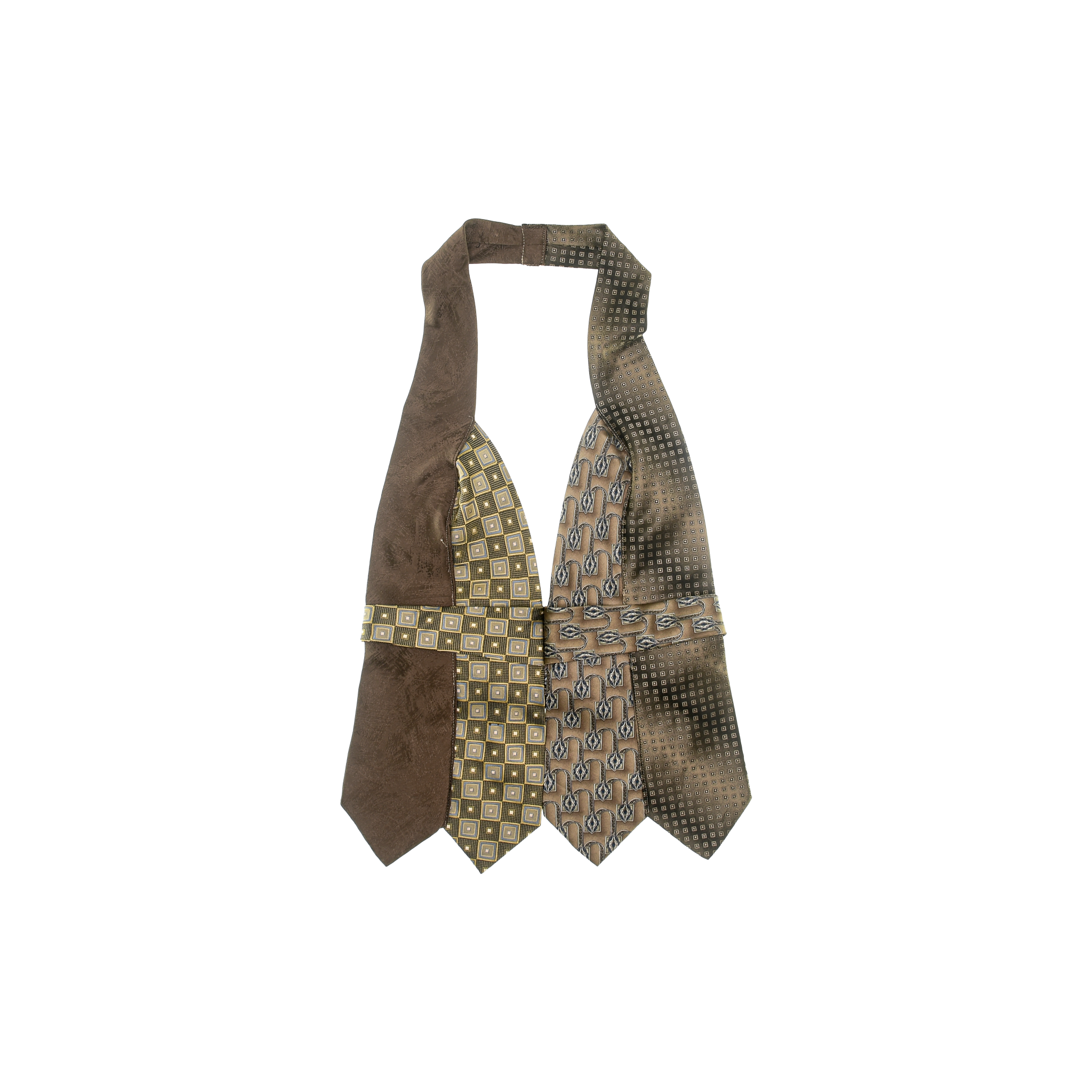 Brown Tie Halter Top