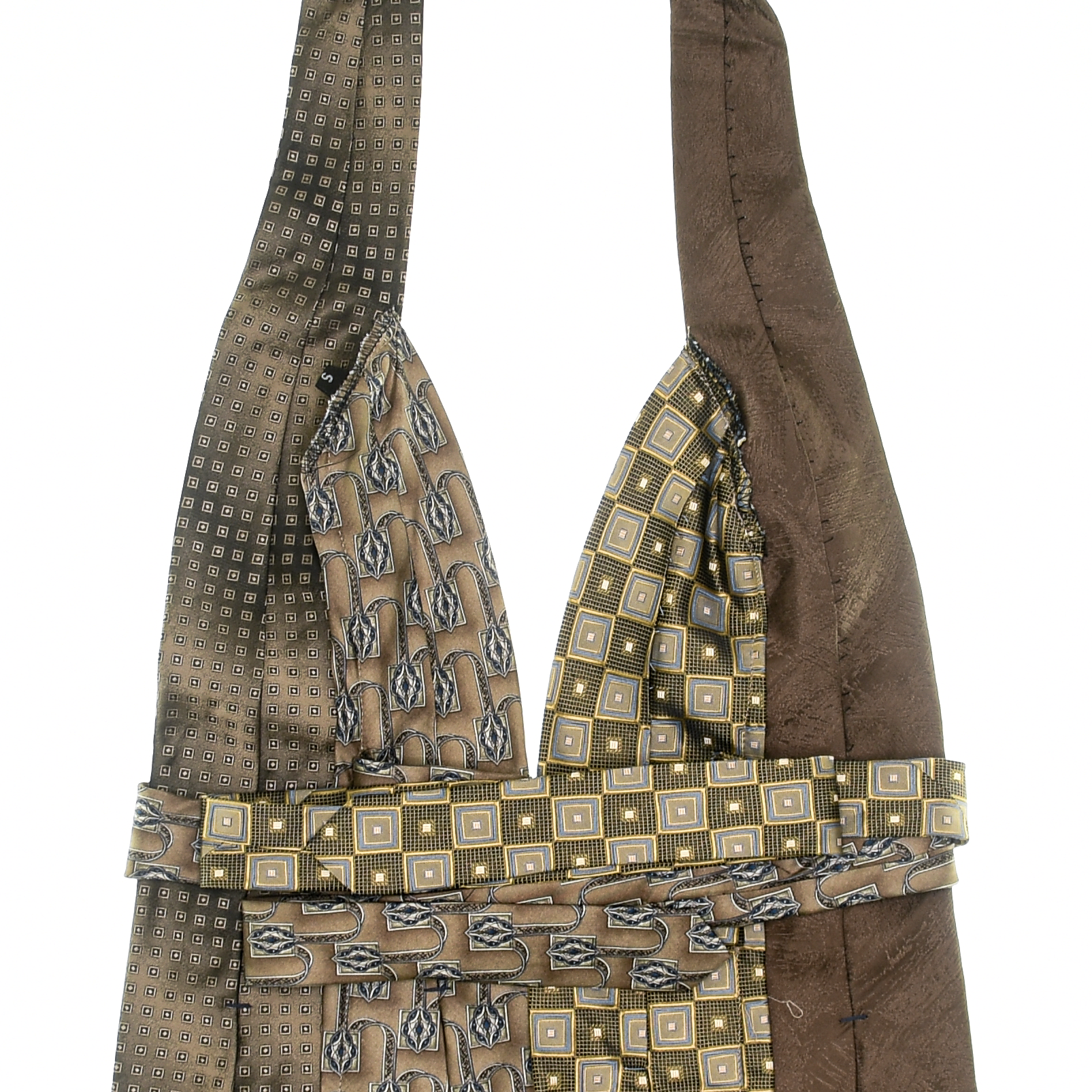 Brown Tie Halter Top
