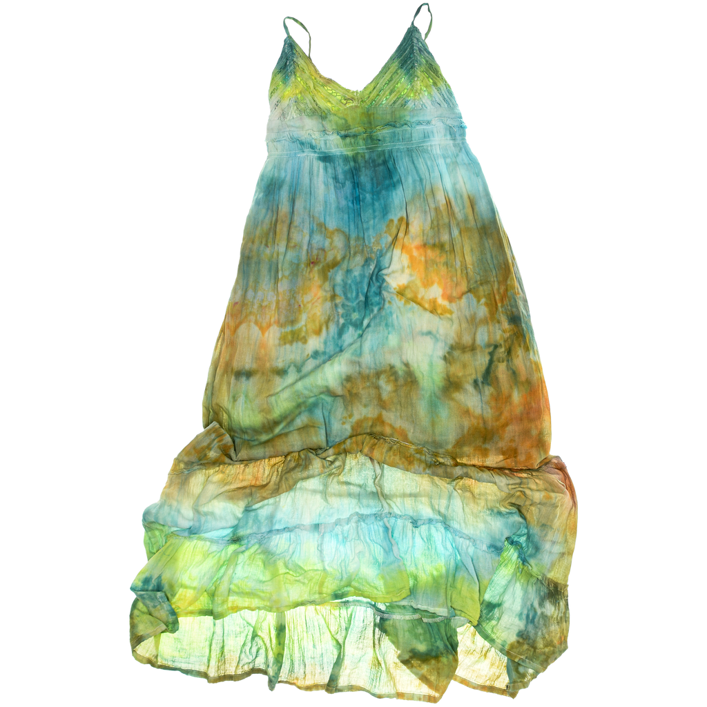 Ice Dye Summer Dress