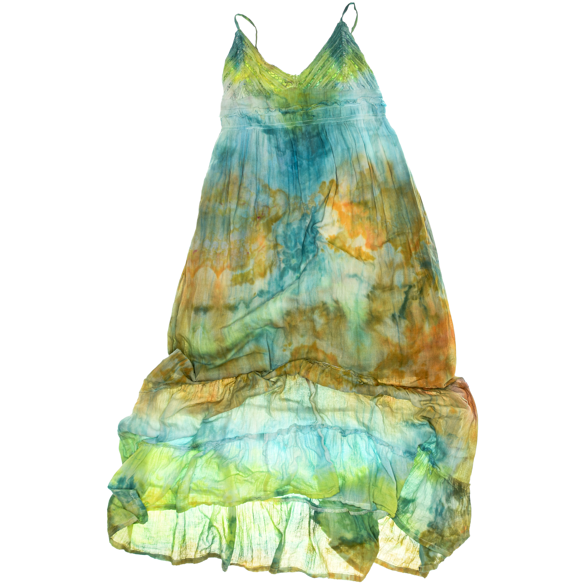 Ice Dye Summer Dress