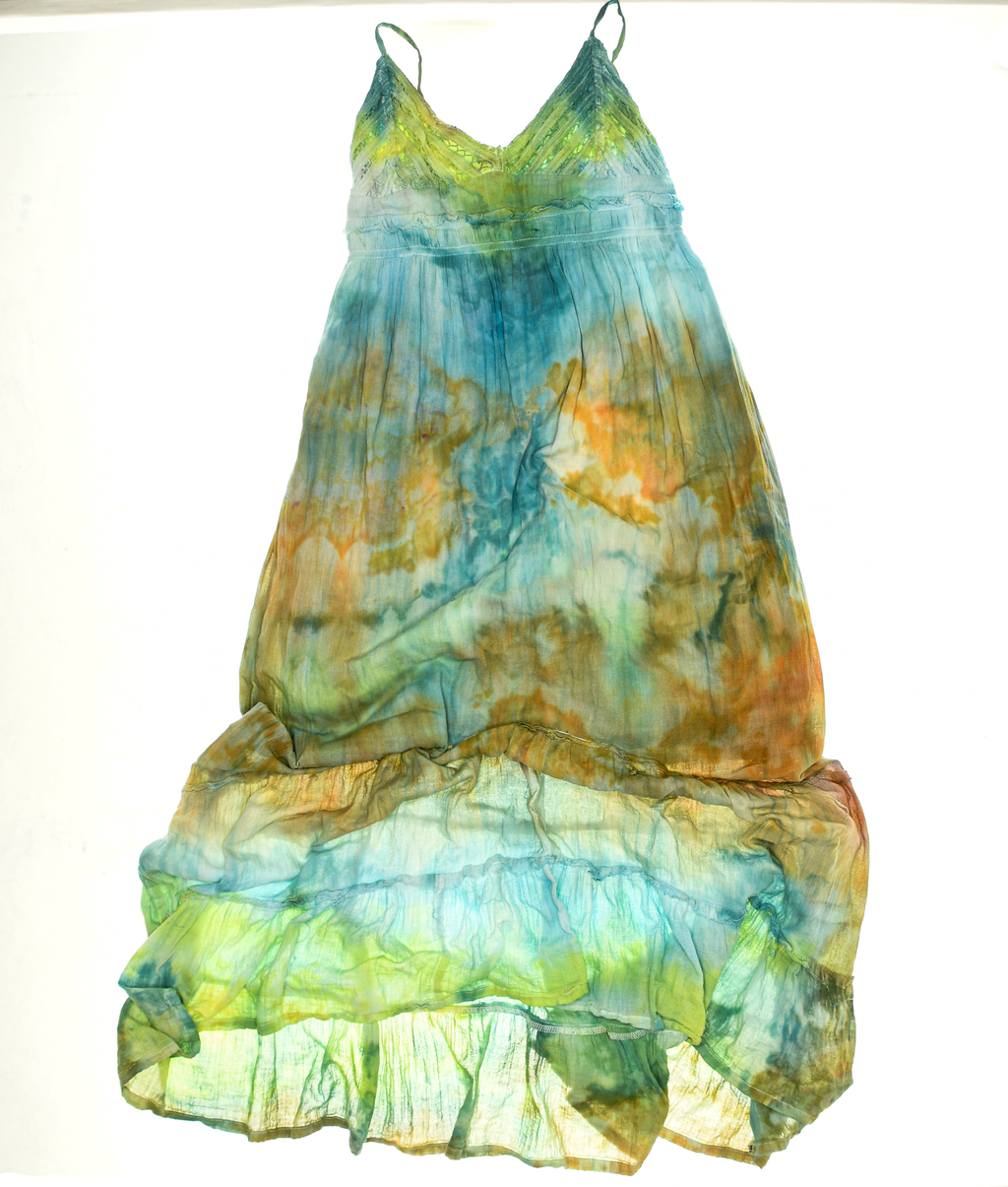 Ice Dye Summer Dress