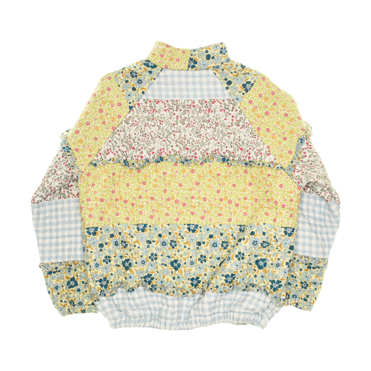 Cottage Core Summer Florals Classic Quilt Bomber