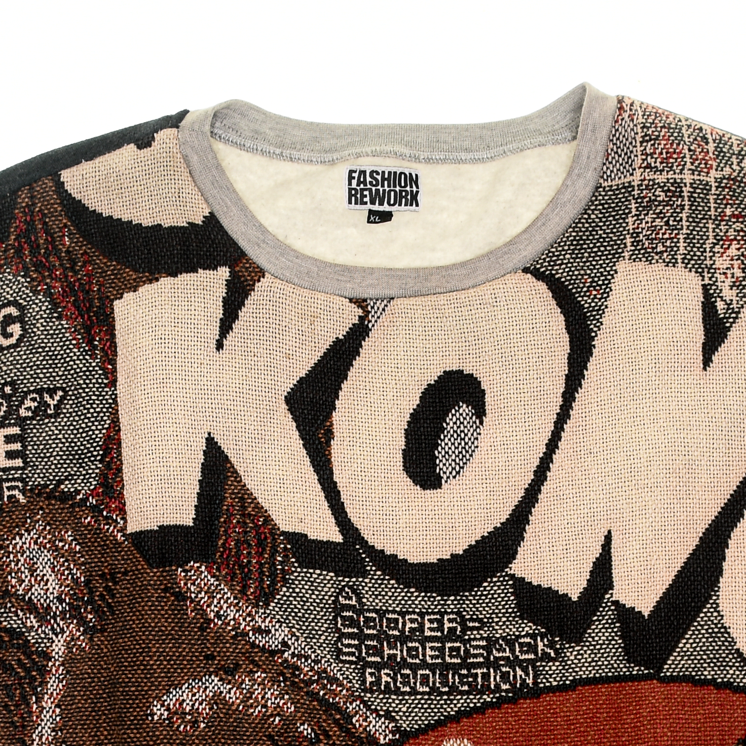 Vintage King Kong Full Tapestry Panel Pullover