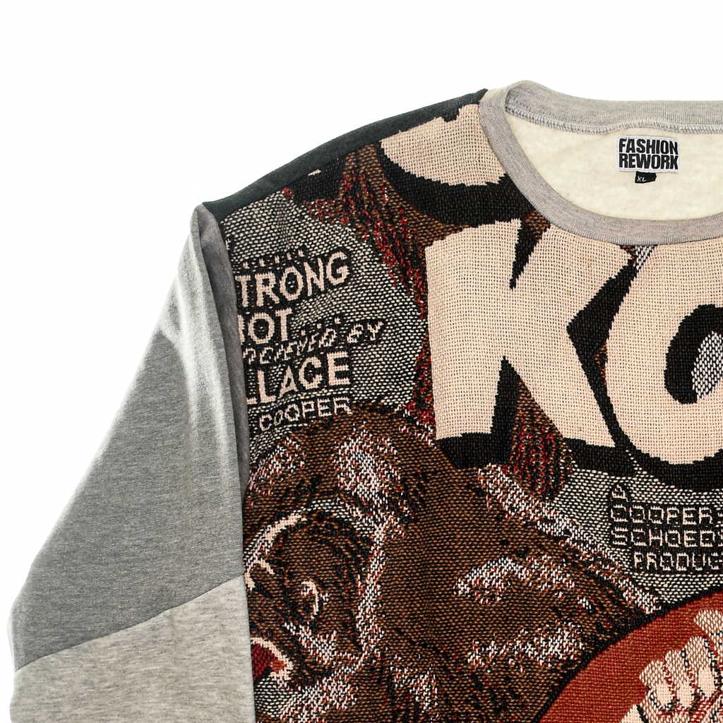 Vintage King Kong Full Tapestry Panel Pullover