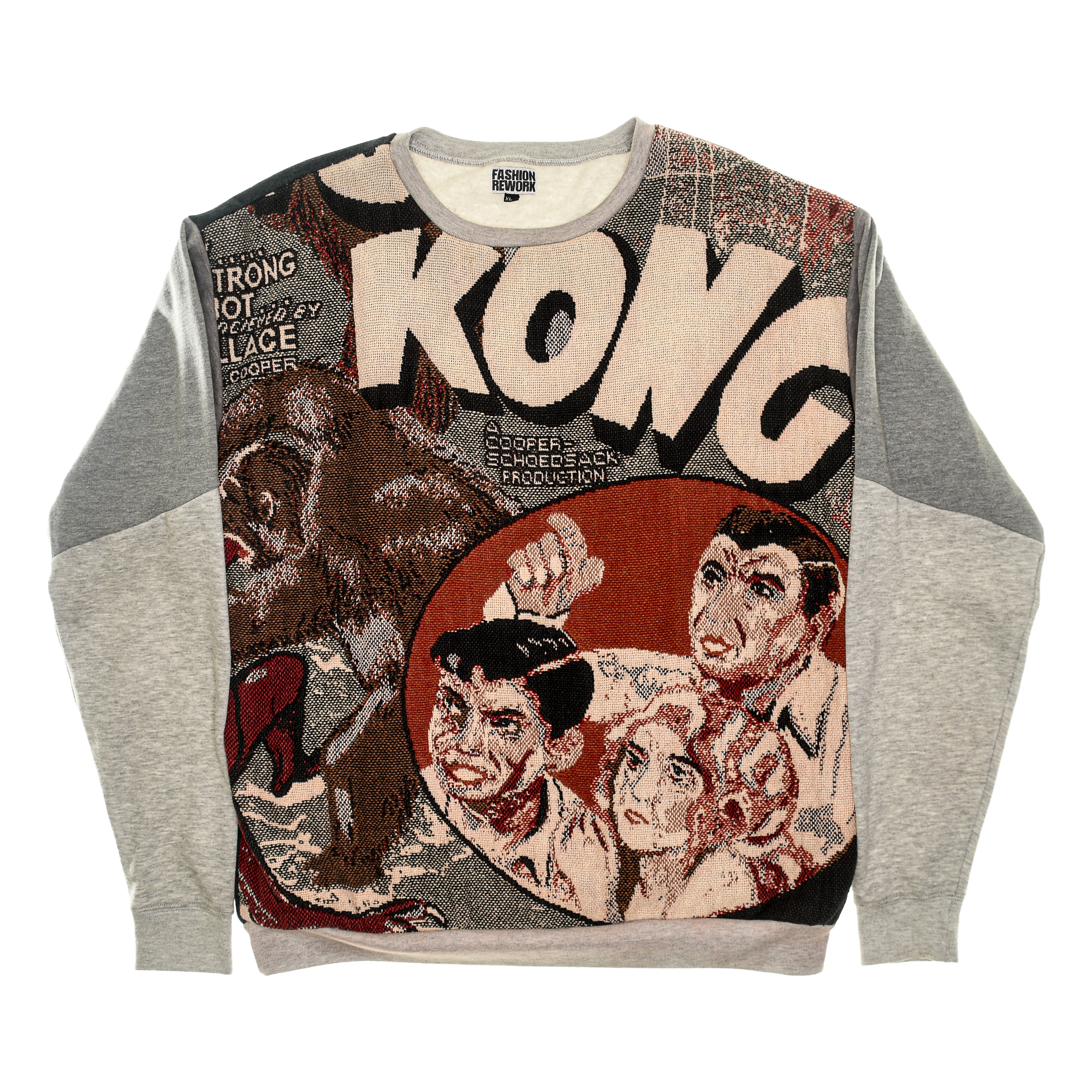Vintage King Kong Full Tapestry Panel Pullover