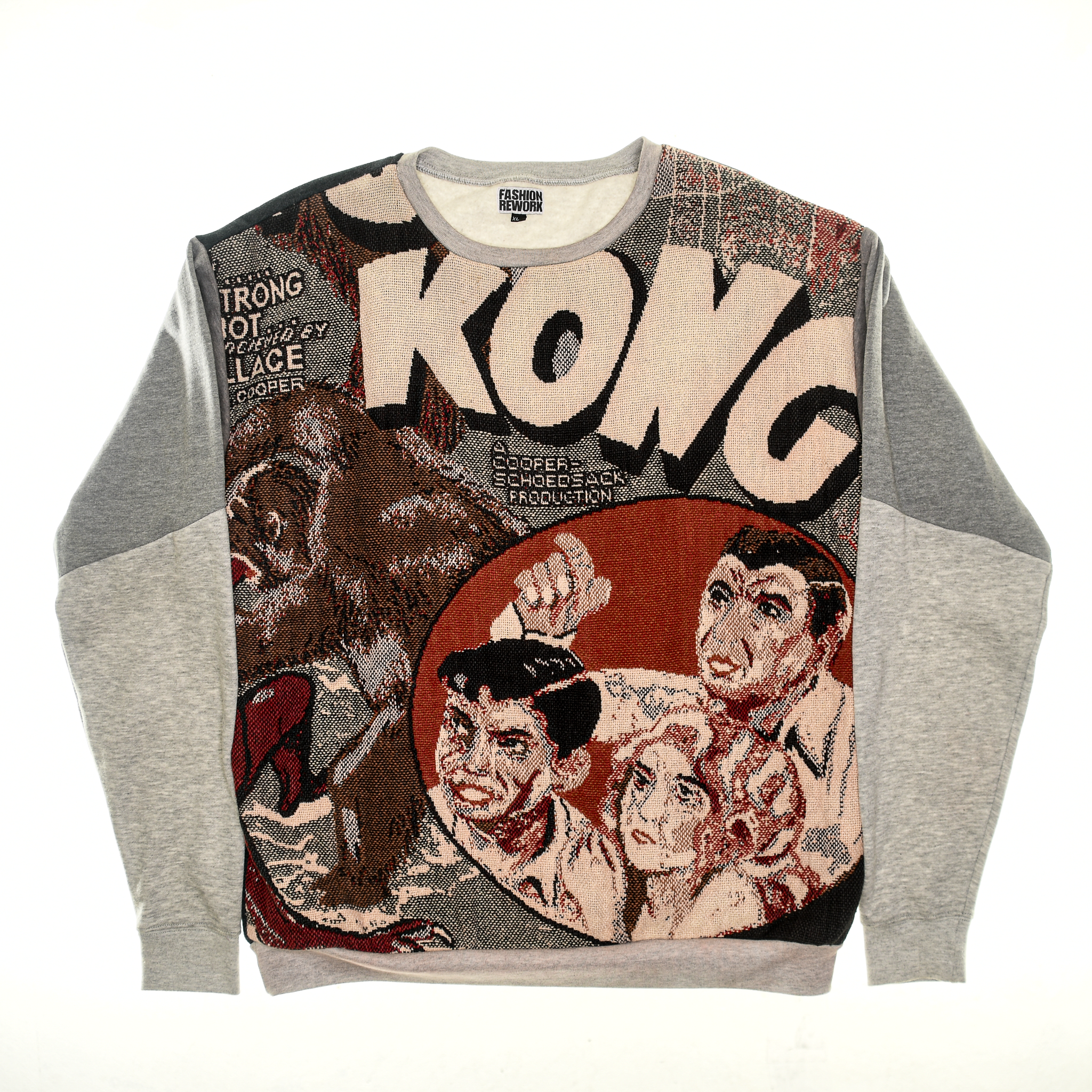 Vintage King Kong Full Tapestry Panel Pullover