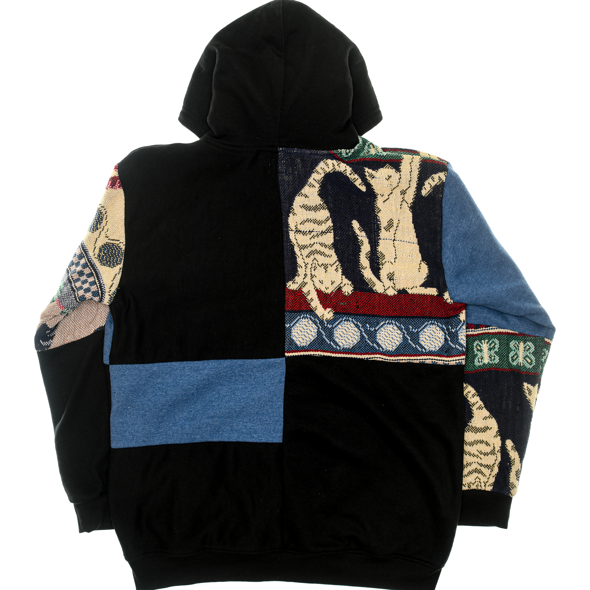 Kitten Patchwork Tapestry Zip Through