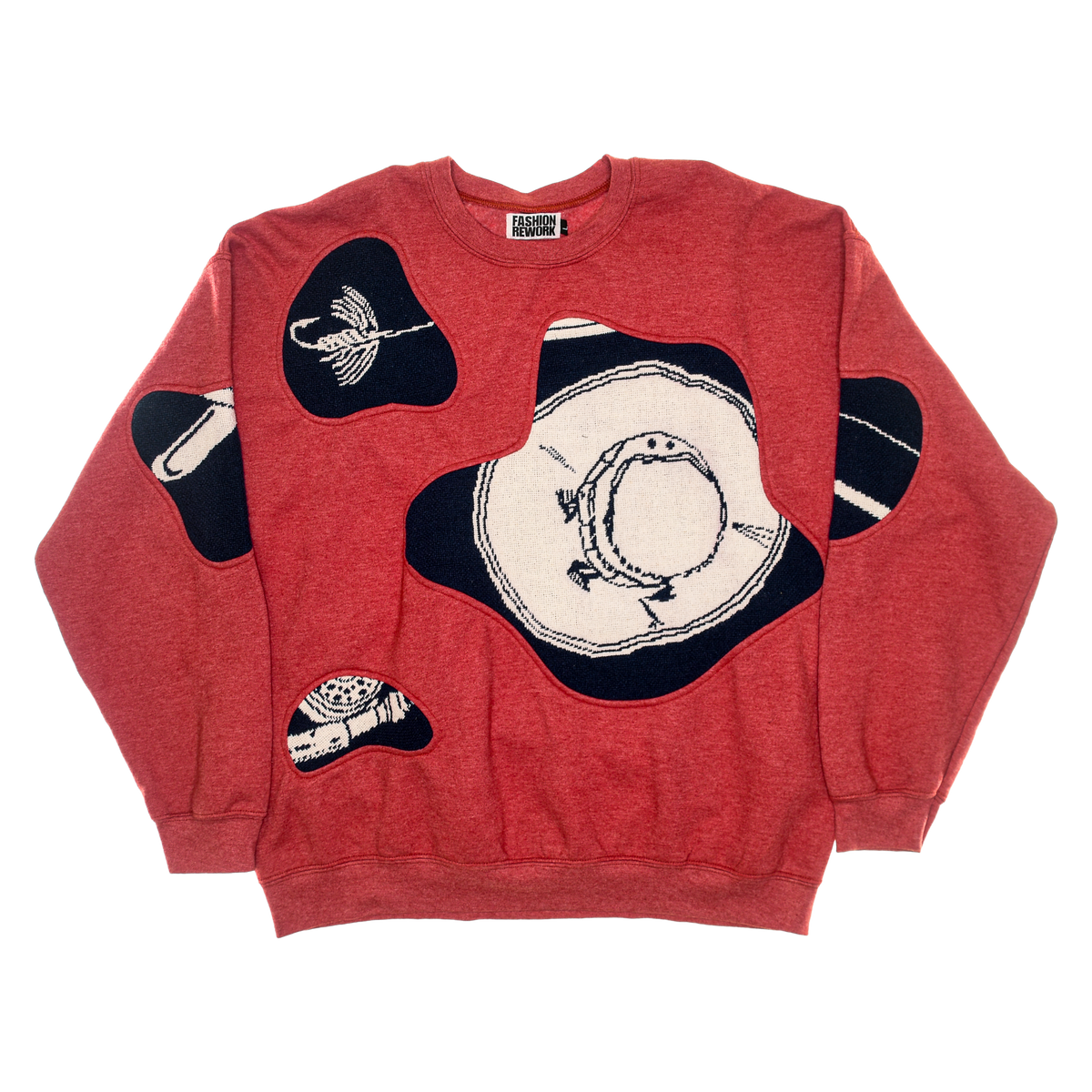 Fly Fishing Amoeba Tapestry Pullover