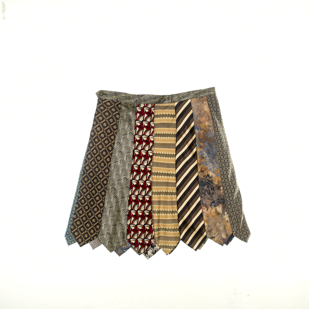 Brown Tie Skirt