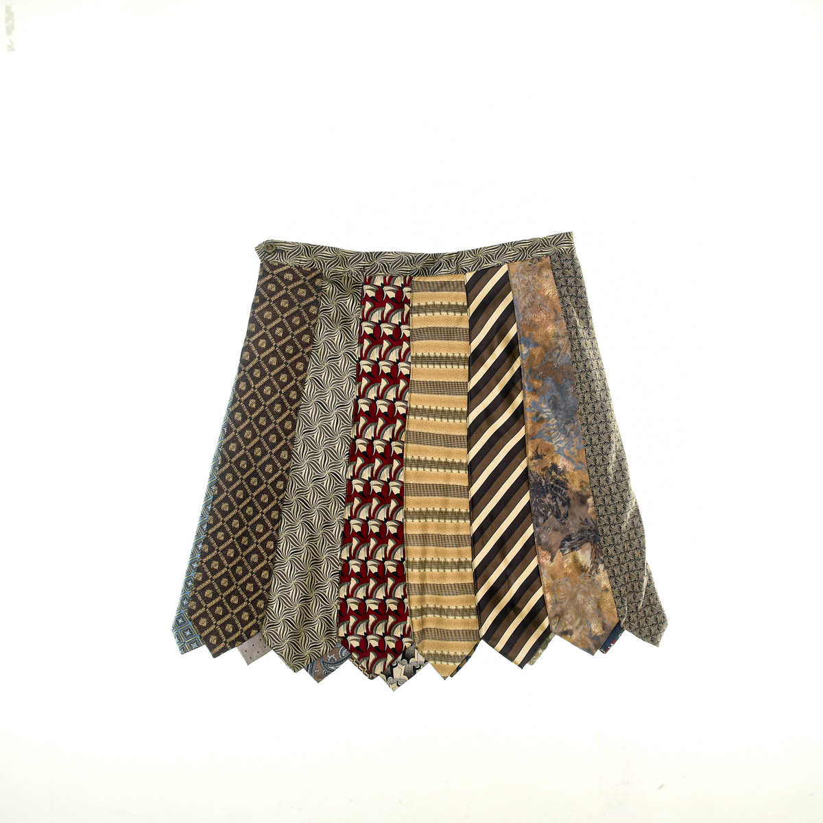 Brown Tie Skirt