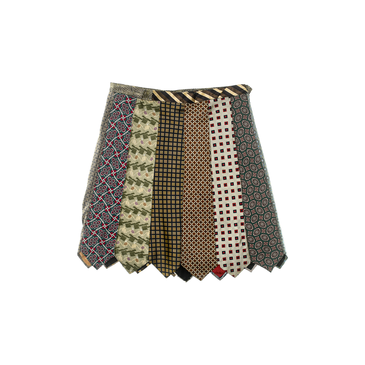 Brown Tie Skirt