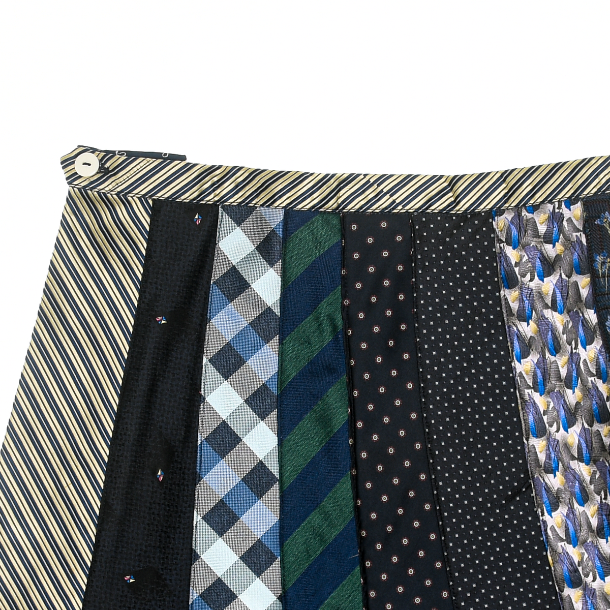 Dark Blues Tie Skirt
