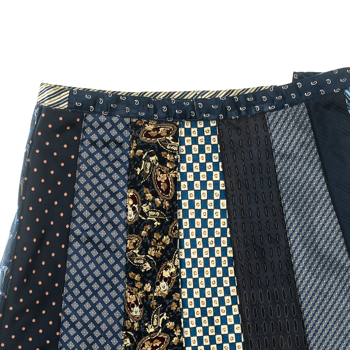 Dark Blues Tie Skirt